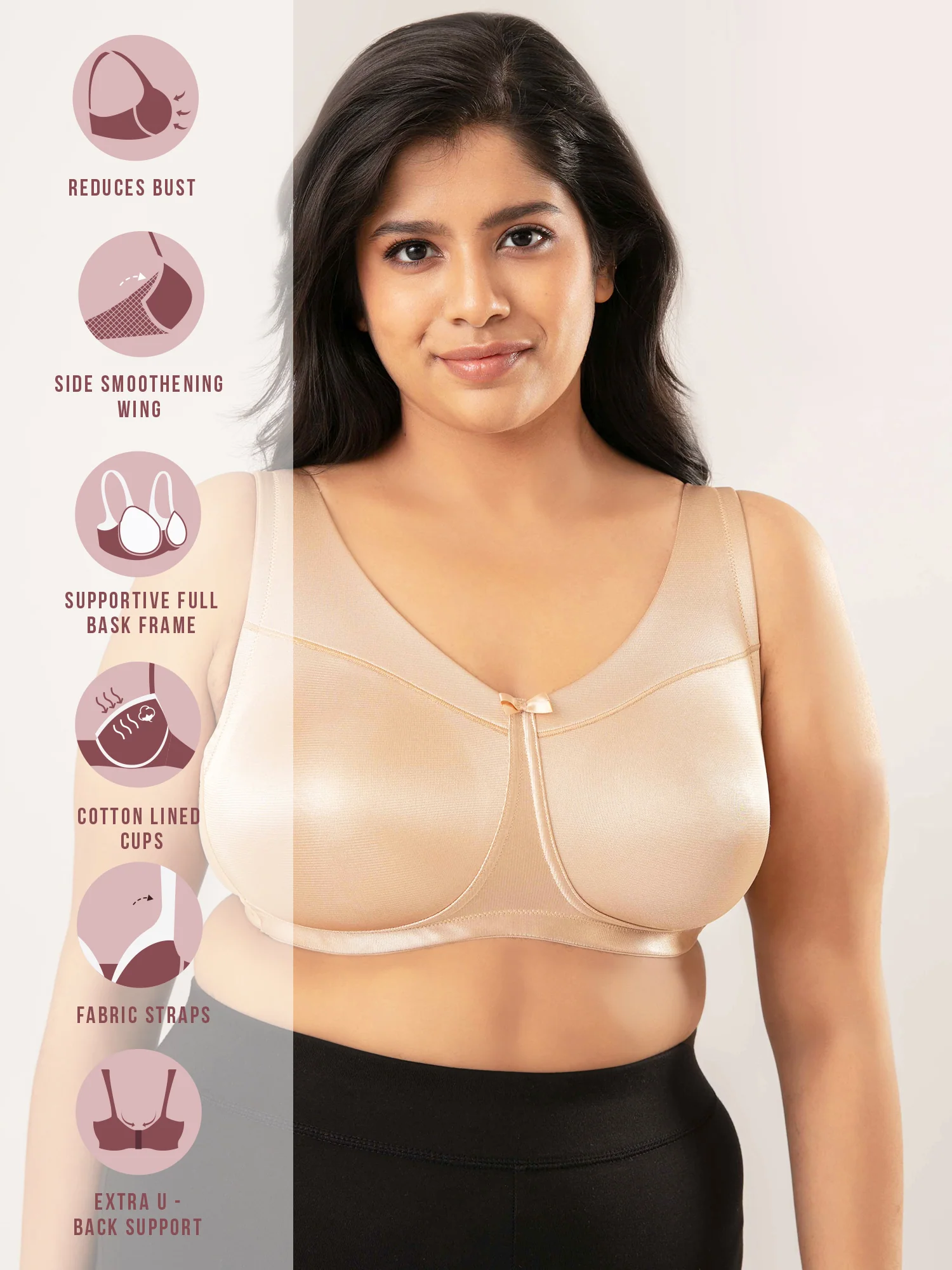Minimize Me Bra-NYB044-Nude - Image 4