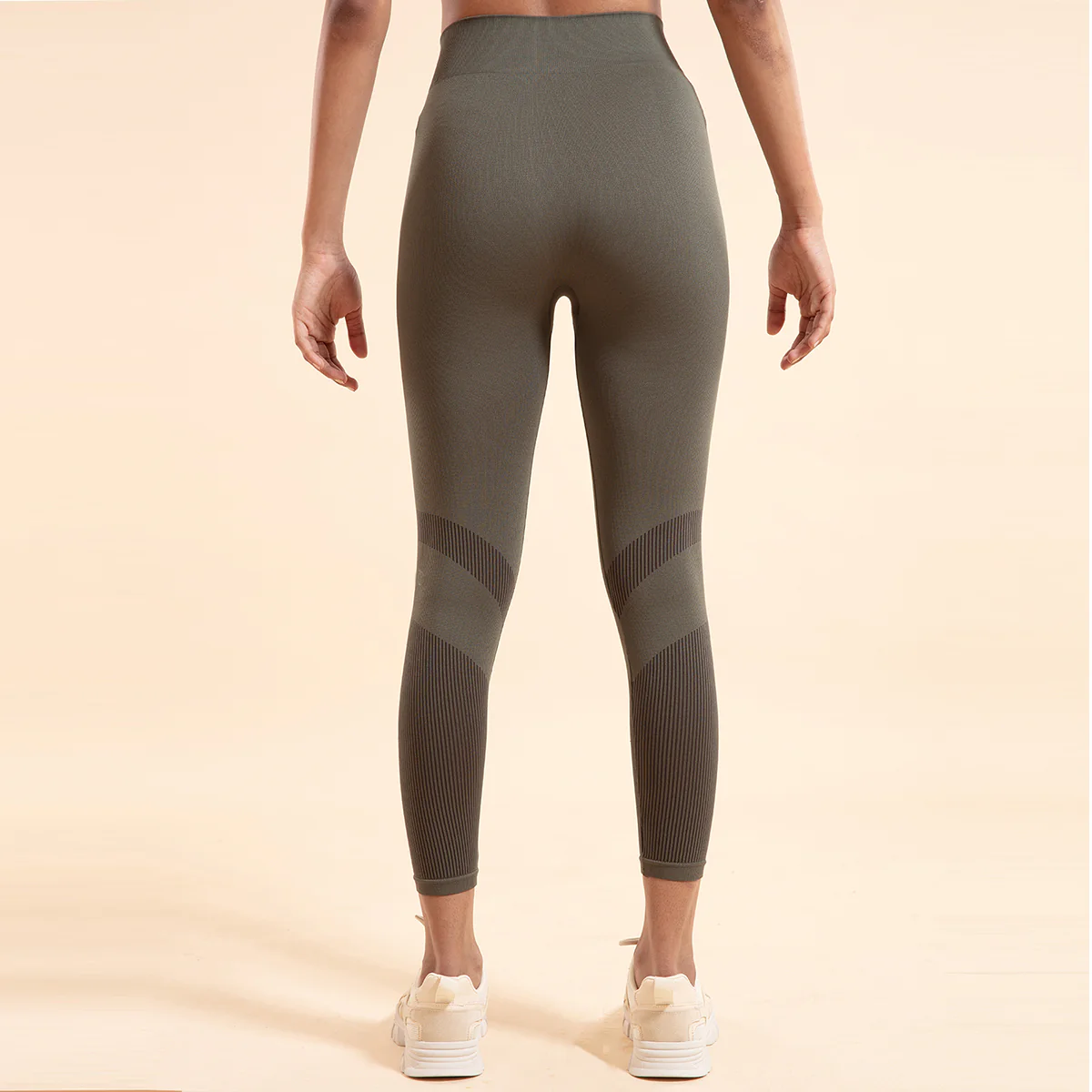 Nykd All Day Seamless Leggings-NYK097-Beetle Green - Image 5