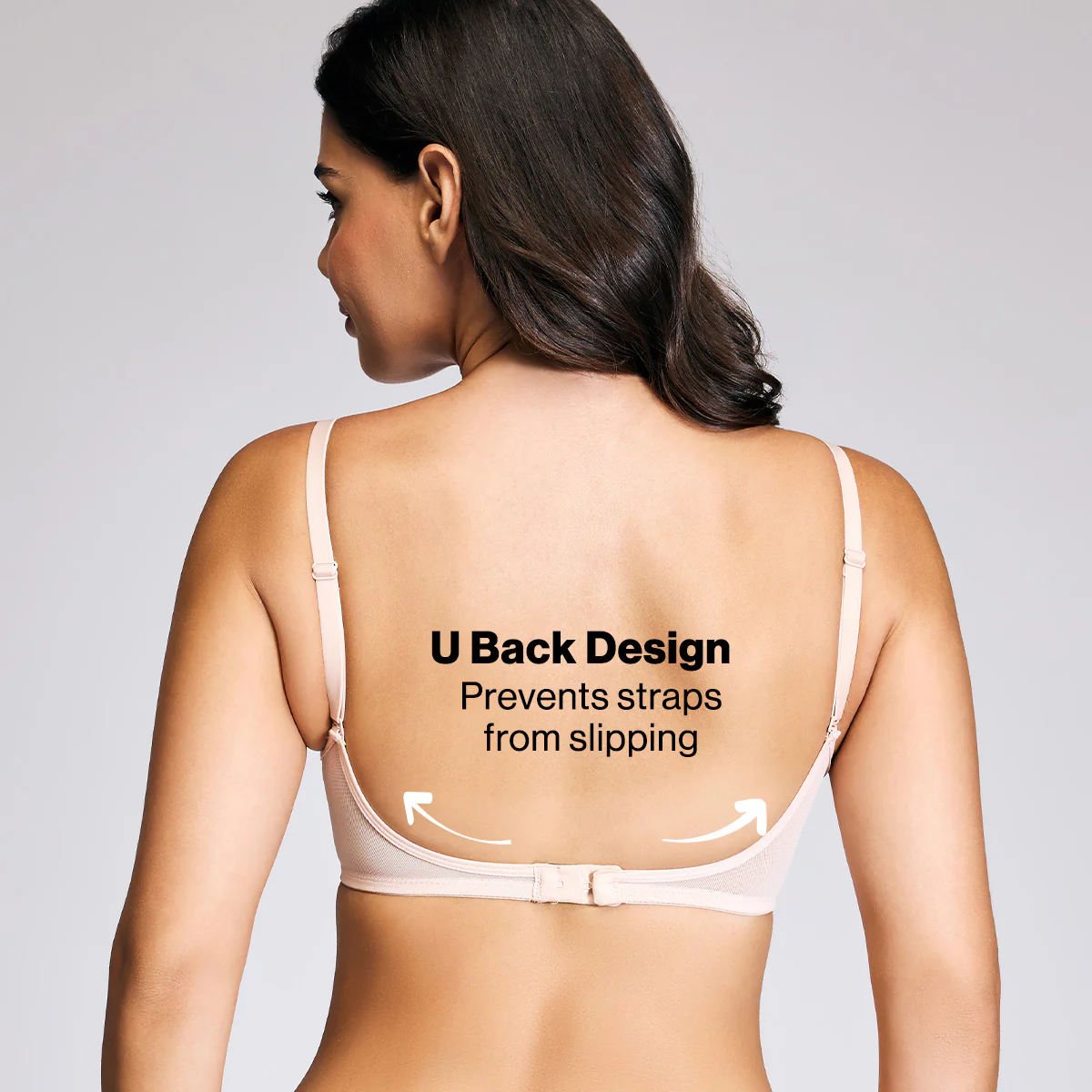 Nykd By Nykaa Iconic Cotton Low Back Padded Non-Wired 3/4th Coverage T-shirt Bra NYB252 Nude - Image 5