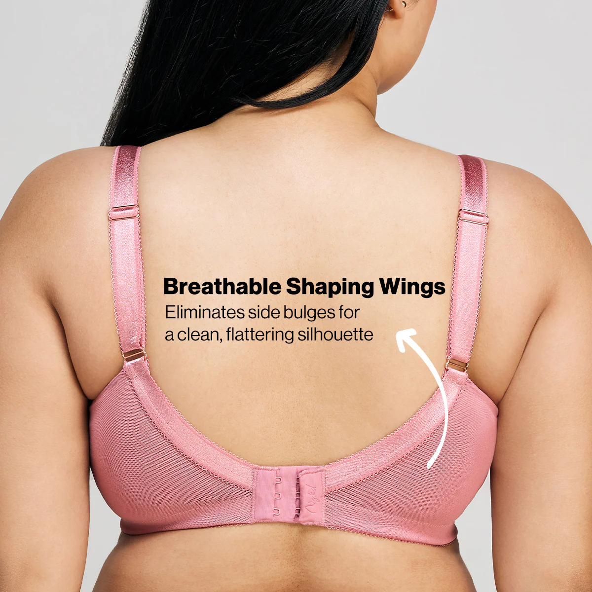 Nykd By Nykaa Ultimate No Bulge, Shape & Support Non Padded Non Wired Lace Bra NYB033 Blush - Image 5