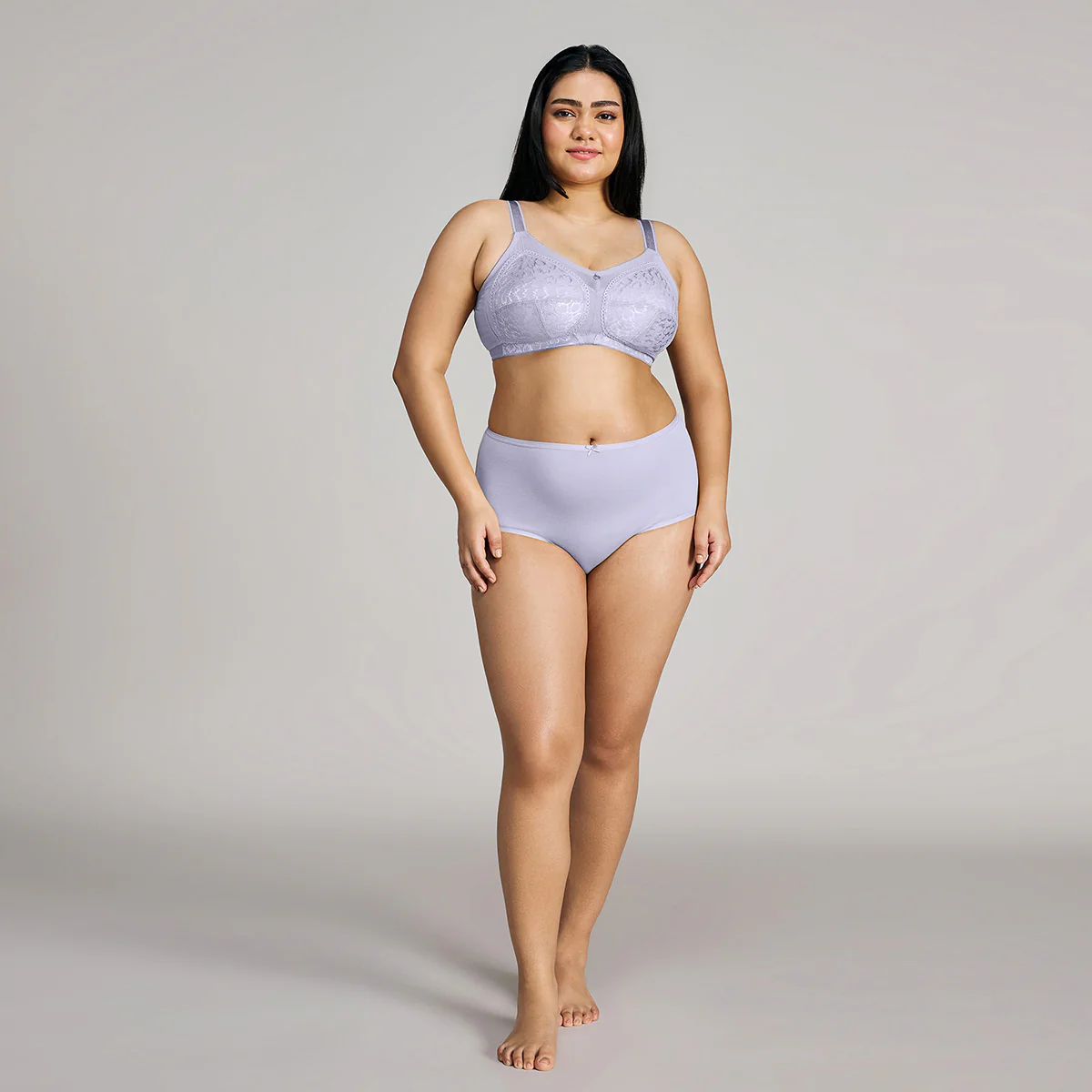 Nykd By Nykaa Ultimate No Bulge, Shape & Support Non Padded Non Wired Lace Bra NYB033 M Blue - Image 8
