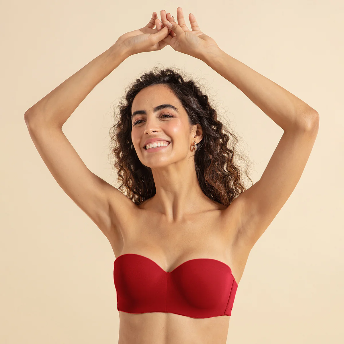Nykd By Nykaa The Ultimate Multiway Strapless Padded Wired Bra NYB027 Red - Image 10