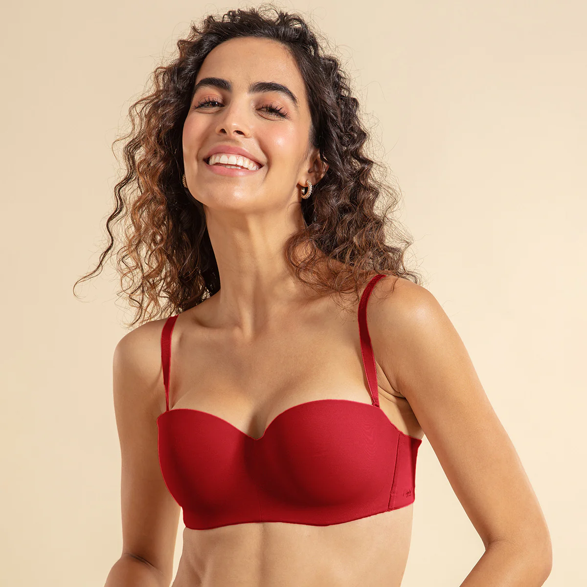 Nykd By Nykaa The Ultimate Multiway Strapless Padded Wired Bra NYB027 Red - Image 7