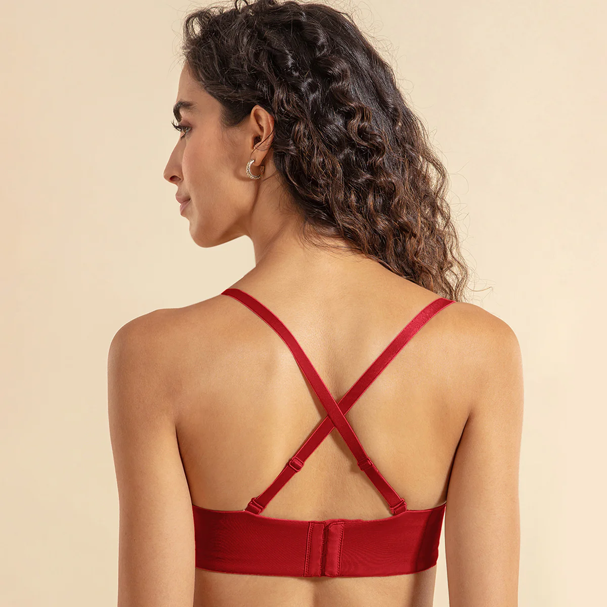 Nykd By Nykaa The Ultimate Multiway Strapless Padded Wired Bra NYB027 Red - Image 9