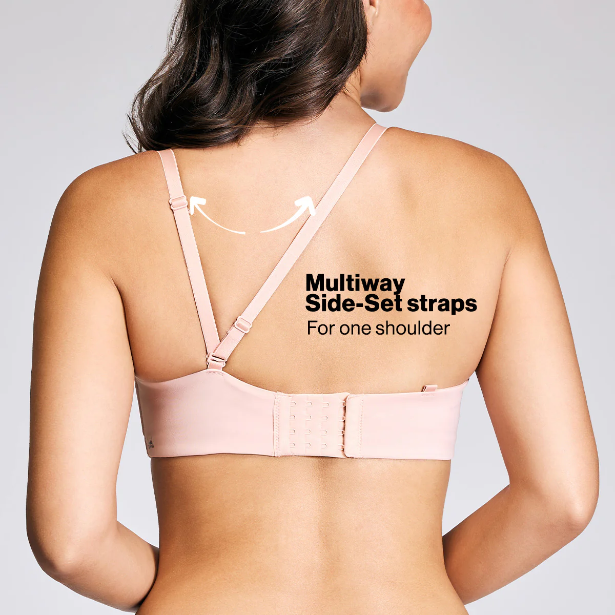 Nykd By Nykaa The Ultimate Multiway Strapless Padded Wired Bra NYB027 P Nude - Image 5