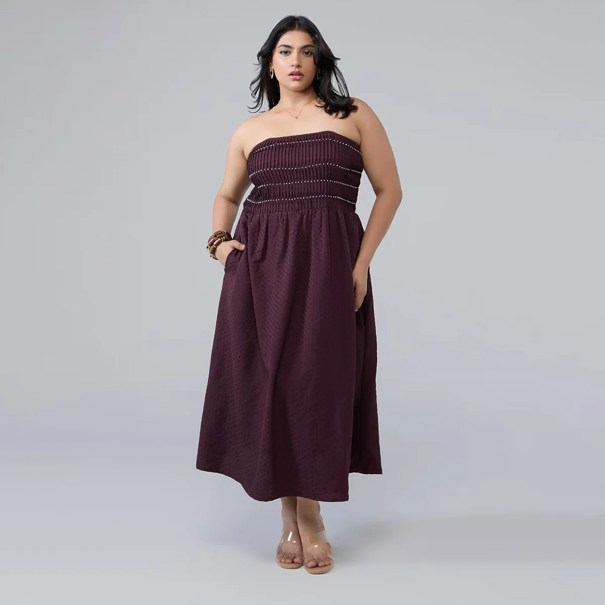 Nykd By Nykaa The Ultimate Multiway Strapless Padded Wired Bra NYB027 Rust - Image 11