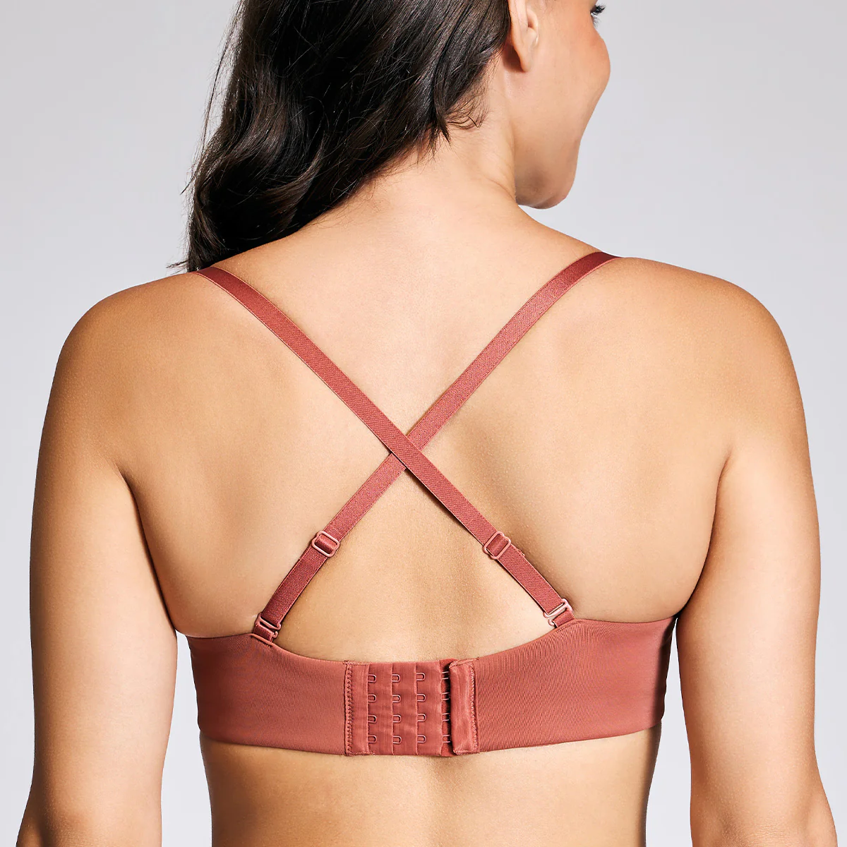 Nykd By Nykaa The Ultimate Multiway Strapless Padded Wired Bra NYB027 Rust - Image 6