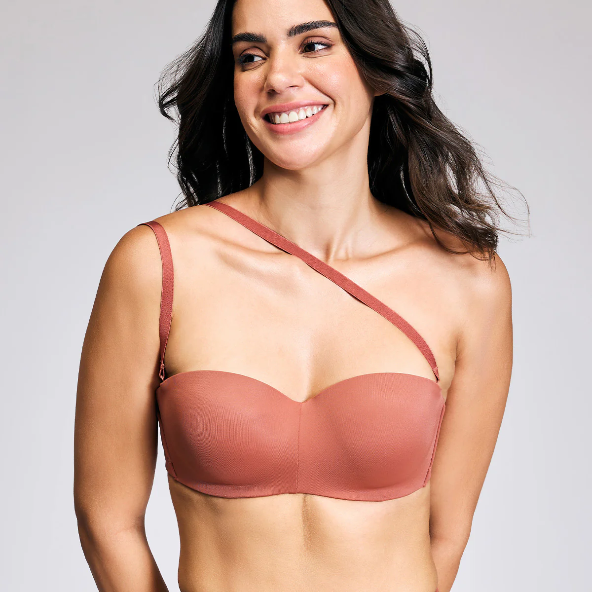 Nykd By Nykaa The Ultimate Multiway Strapless Padded Wired Bra NYB027 Rust - Image 7