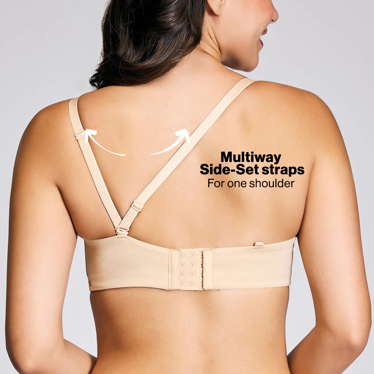 Nykd By Nykaa The Ultimate Multiway Strapless Padded Wired Bra NYB027 Sand - Image 5