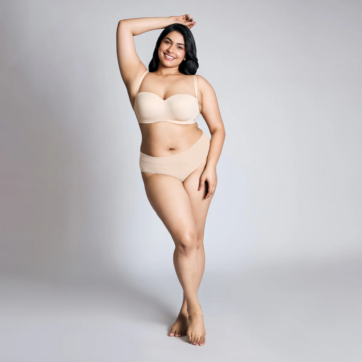 Nykd By Nykaa The Ultimate Multiway Strapless Padded Wired Bra NYB027 Sand - Image 9