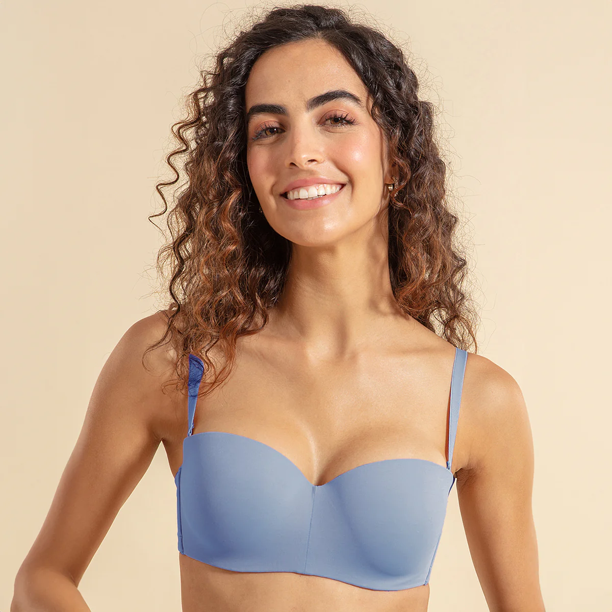 Nykd By Nykaa The Ultimate Multiway Strapless Padded Wired Bra NYB027 Blue - Image 7