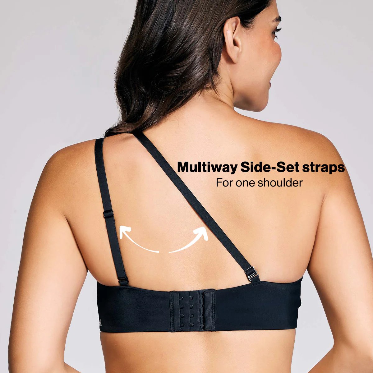 Nykd By Nykaa The Ultimate Multiway Strapless Padded Wired Bra NYB027 Black - Image 5